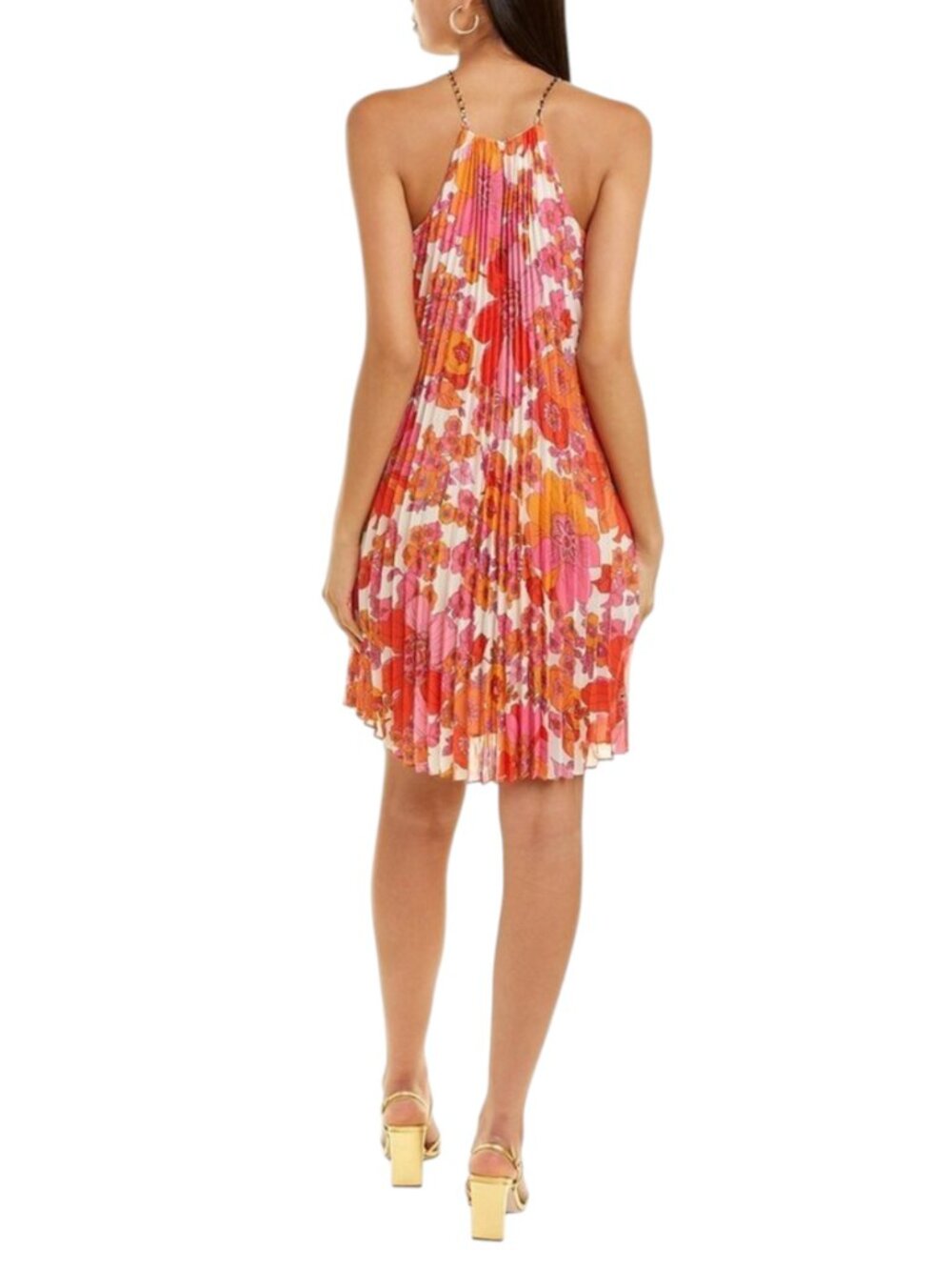 Trina Turk Plume 2 Mini Dress Floral Flower Power Energetic Dopamine Boho - Picture 3 of 9